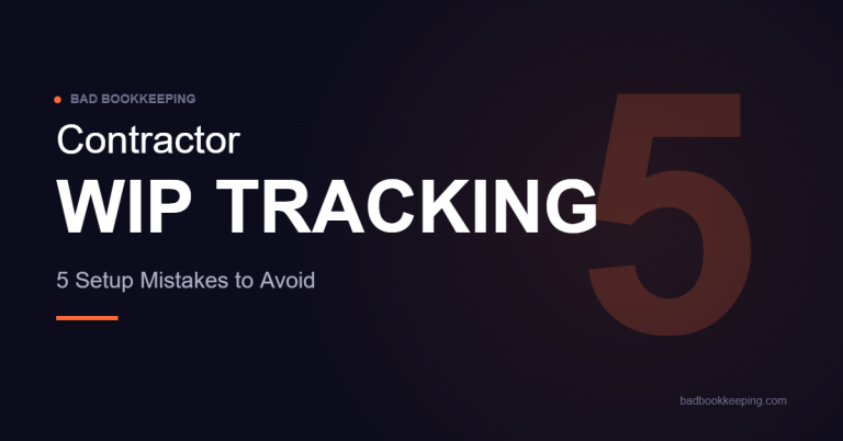 Contractor WIP tracking schedule template