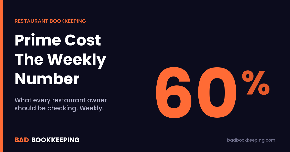 Prime cost for restaurants - weekly tracking benchmarks